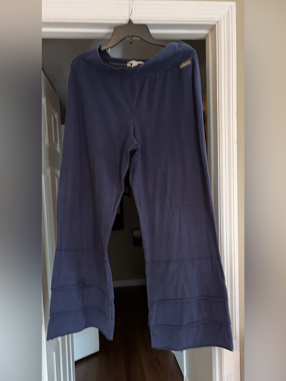 Matilda Jane navy cotton pants with ruffled hem